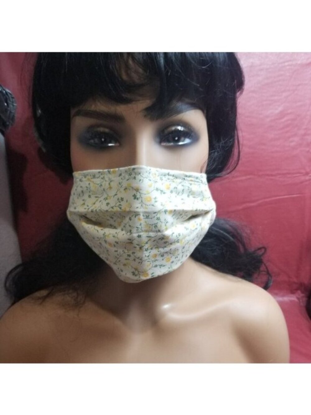 Cloth Face Mask with Silver/Copper Filters-Roses